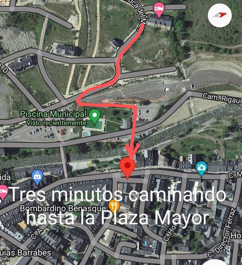 Pleta Del Mon Atico Daire Benasque Dış mekan fotoğraf